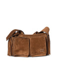 Utilitaire suede shoulder bag