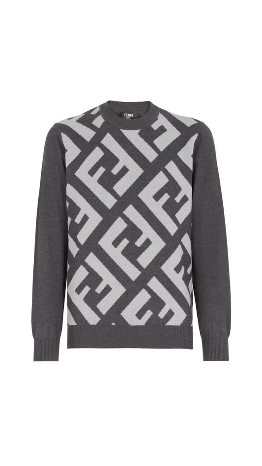 FF Wool Sweater - Grey