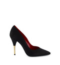 Black Satin Pumps