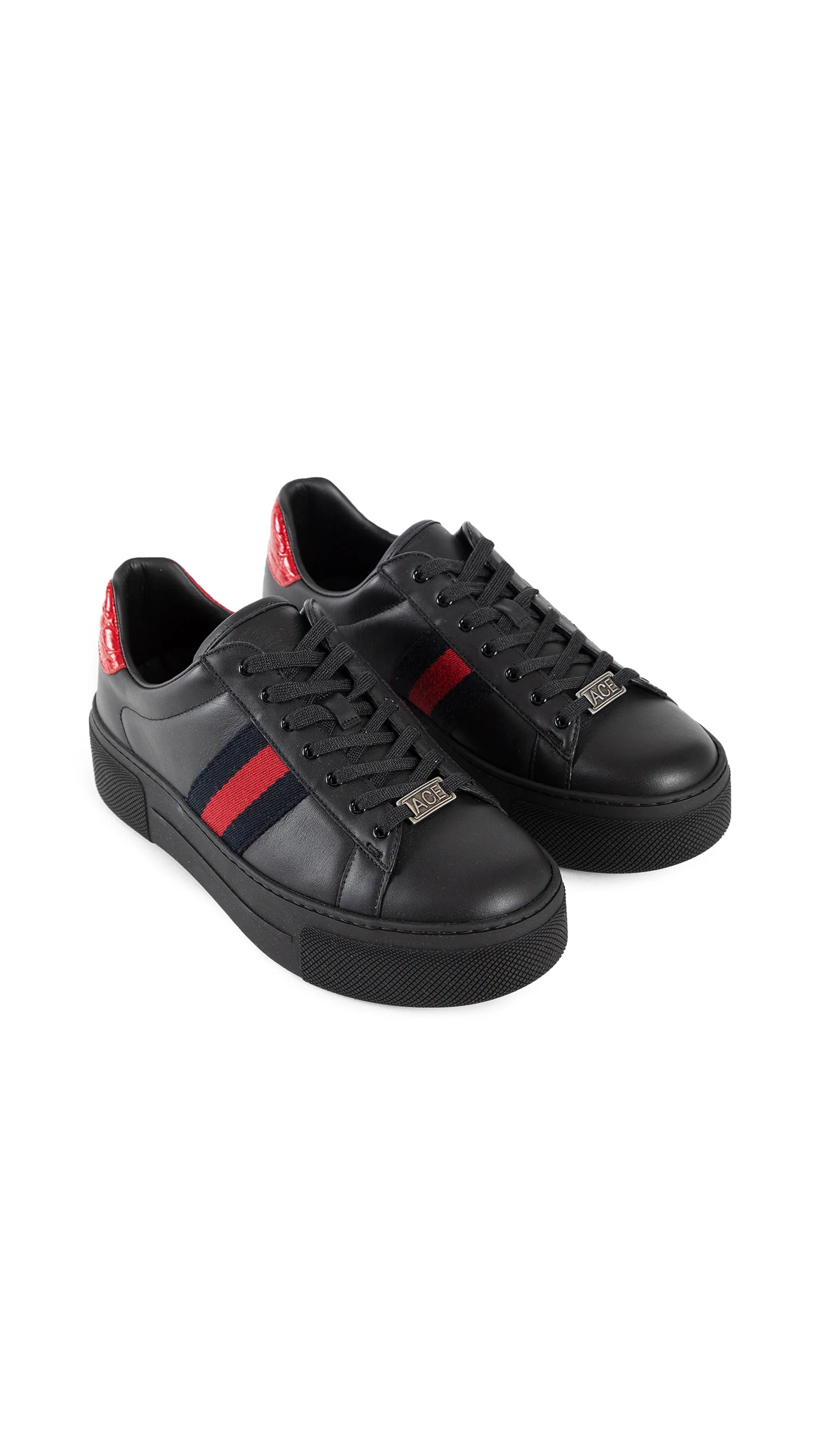 Ace Platform Sneaker - Black