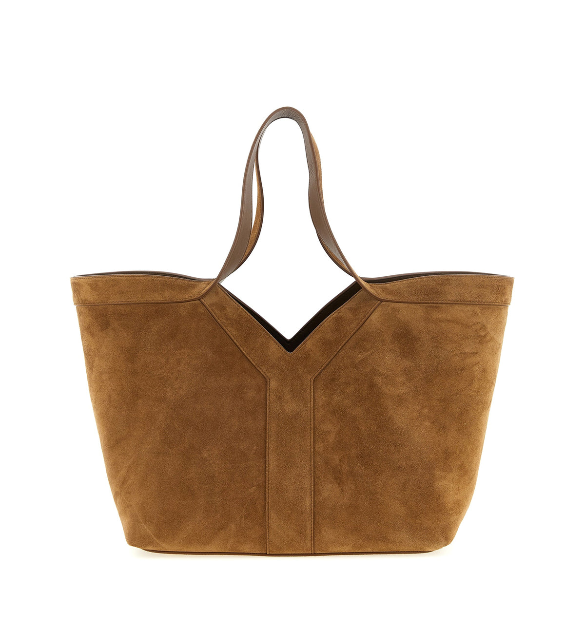 Small Y Tote Bag In Suede