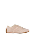 Slim Sneakers In Satin With Strass