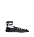 lace-up Ballet Flats