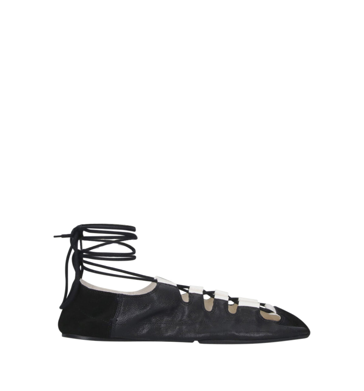 lace-up Ballet Flats