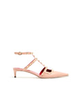 Rockstud Court Shoes In Kid Leather 40Mm