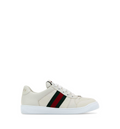 Men’s Screener Sneaker in White Leather
