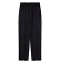 Wool Grain De Poudre Pants -