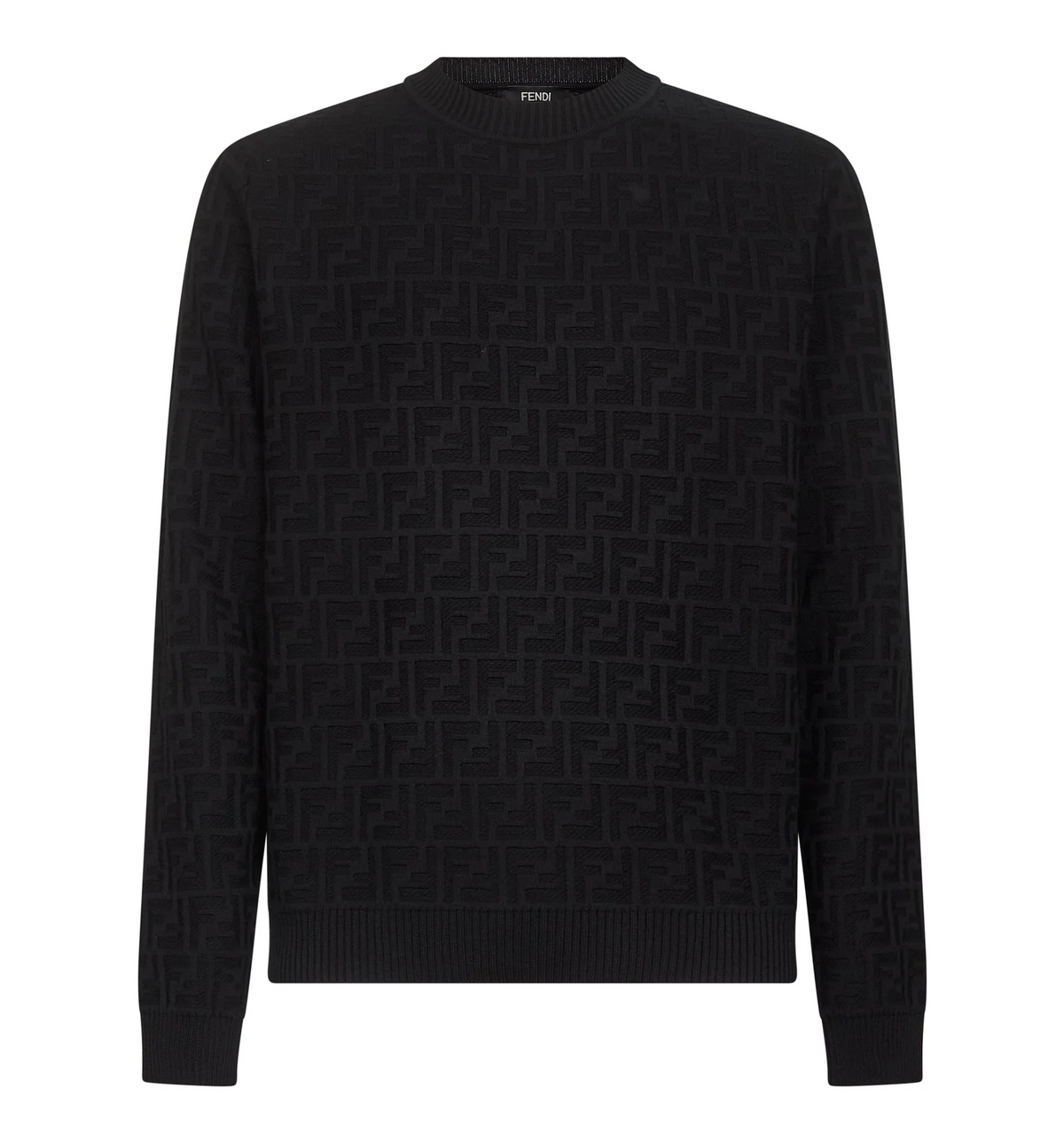 FF Jacquard Cotton Sweater