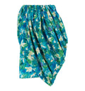 Draped Printed Skirt