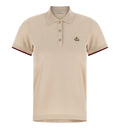 Logo Patch Cotton Piquet Polo Shirt