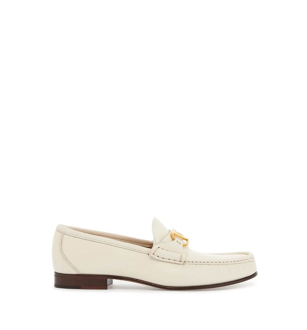 VLogo Plaque Slip-On Loafers