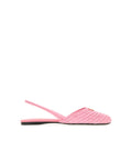 Raffia Slingback Ballerinas