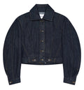 Back-to-front Cocoon Jacket In Raw Denim