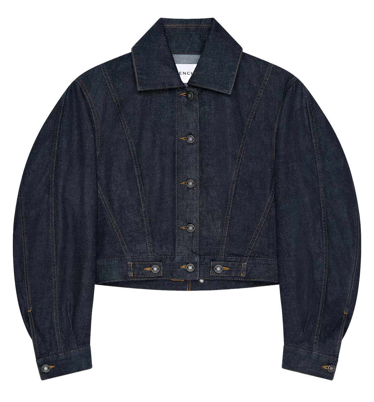 Back-to-front Cocoon Jacket In Raw Denim