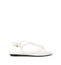 Patent leather sandals