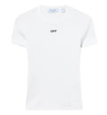 Off Stamp Ribbed Basic T-Shirt