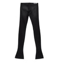 Fitted Stretch Cotton Denim Pants