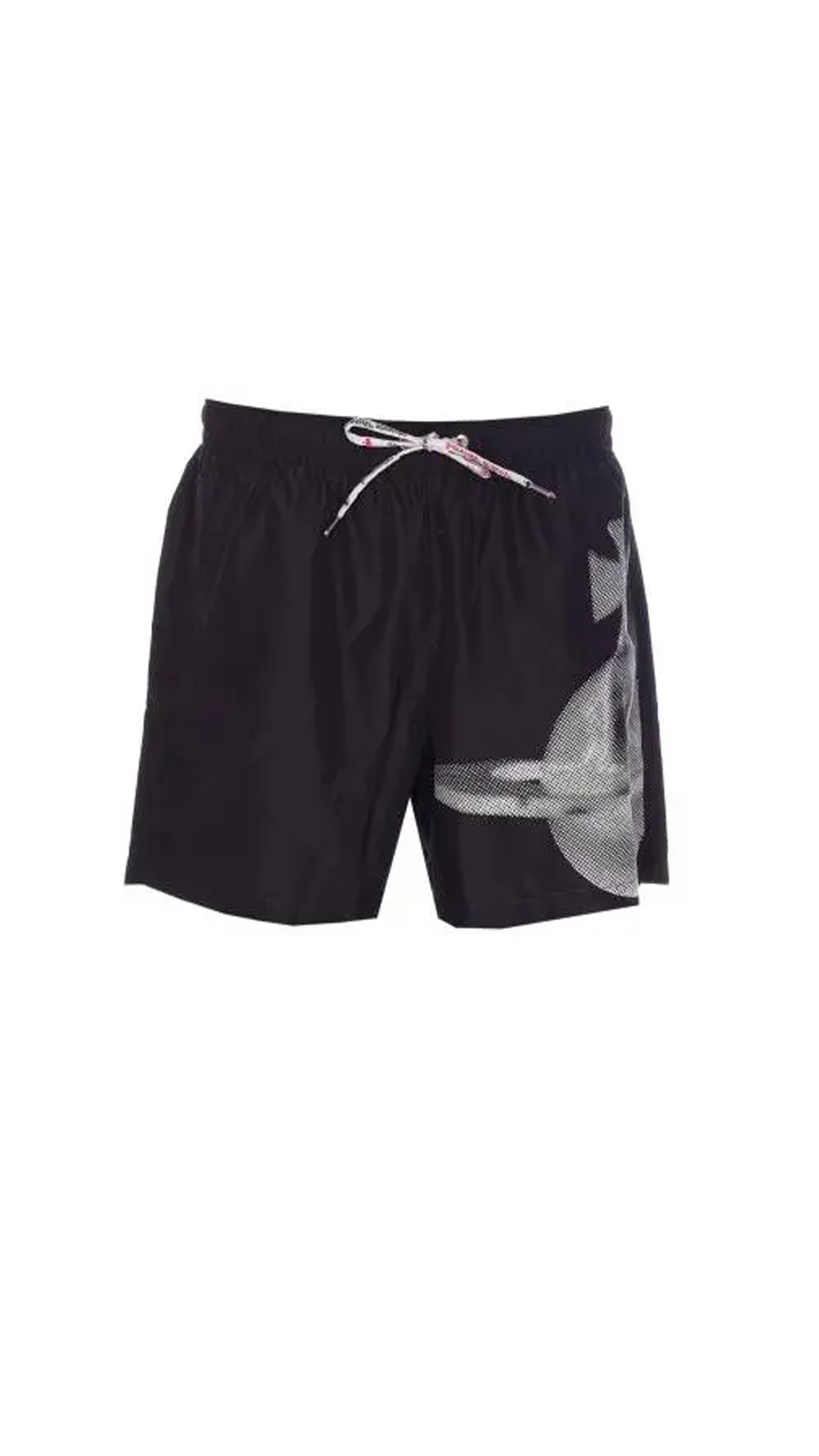 Pixel Orb Swimming Suit - Black