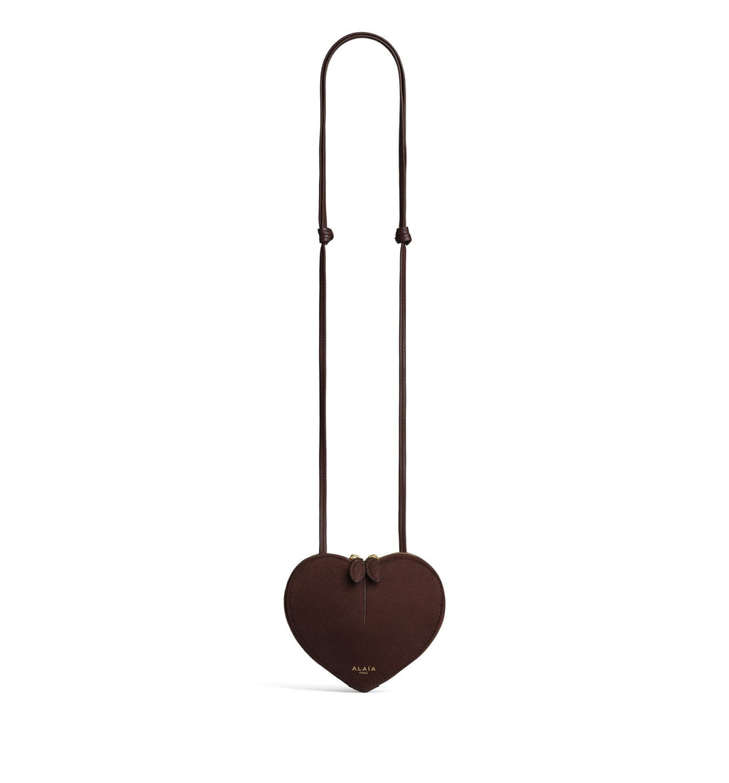 Le Coeur Small Bi-Material Bag In Leather