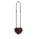 Le Coeur Small Bi-Material Bag In Leather