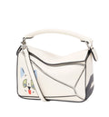 Futurist Cat Mini Puzzle Bag In Classic Calfskin