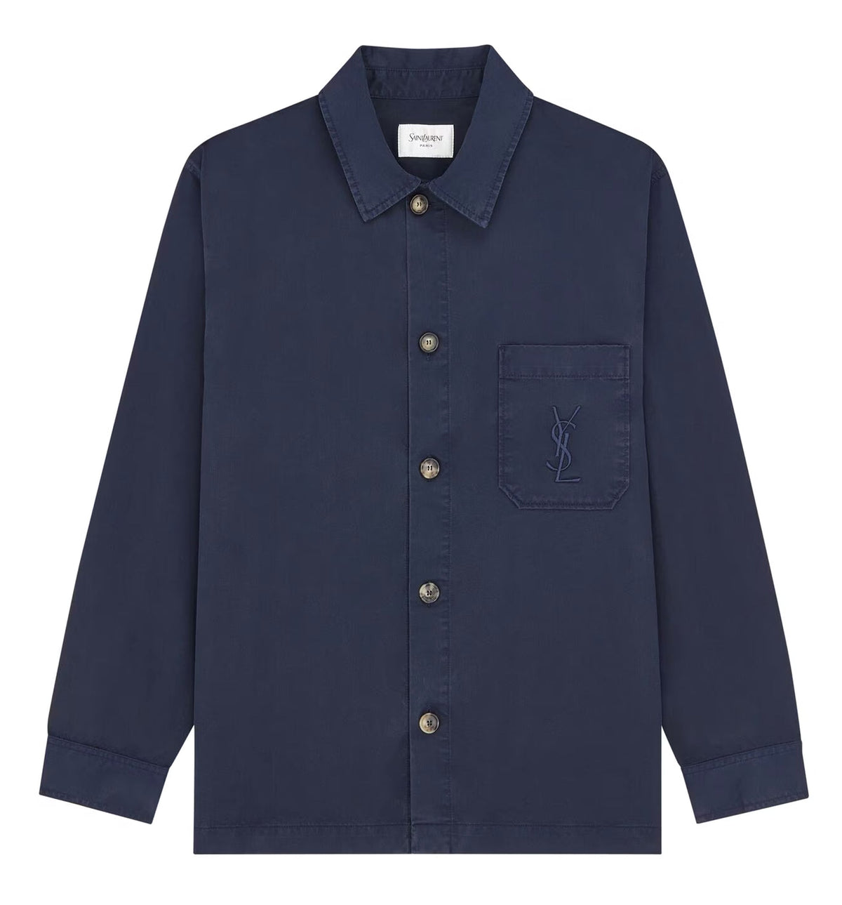Cassandre Overshirt In Cotton Linen Gabardine