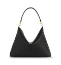 Medium Bevel Grained-Leather Bag