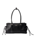 Prada Bonnie Medium Antiqued Leather Tote Bag