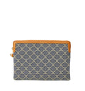 Small Pouch With Strap Cuir Triomphe In Jacquard Triomphe All Over
