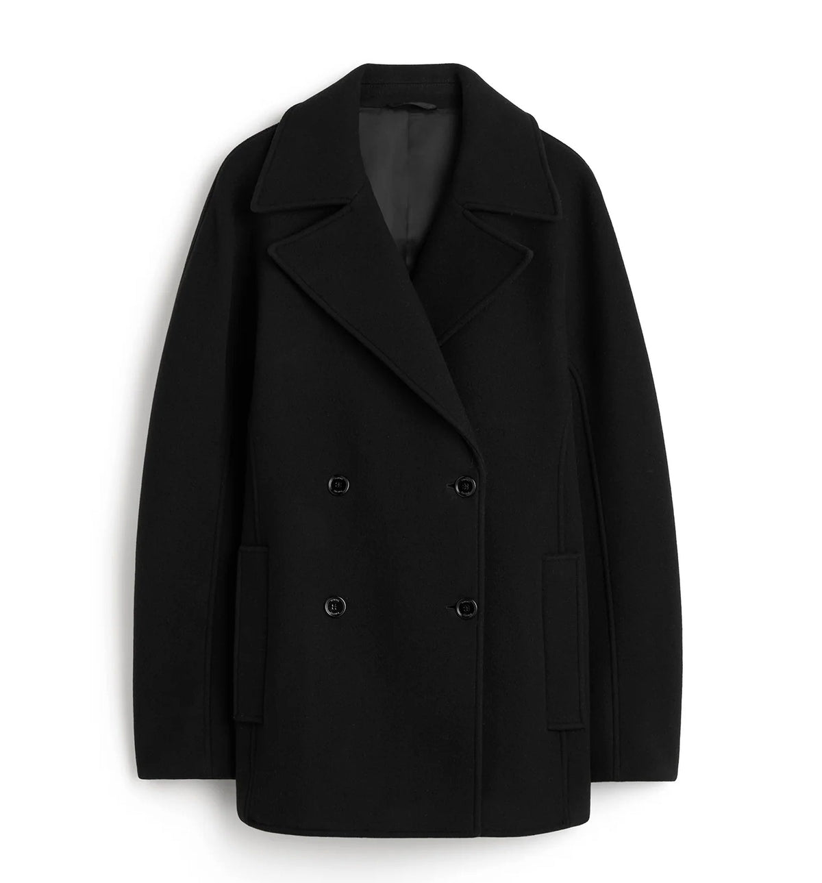 Rounded peacoat
