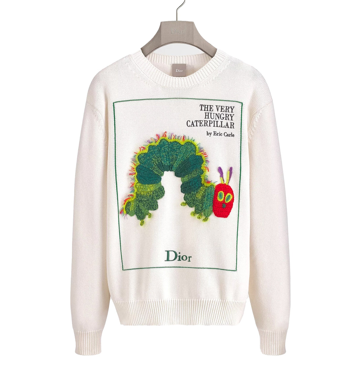 Sweater with Book Cover Embroidery