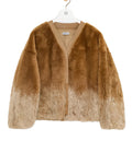 Cardigan in shearling