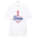 T-shirt in cotton blend