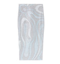 Marmo Print Midi Skirt in Jersey Lamé