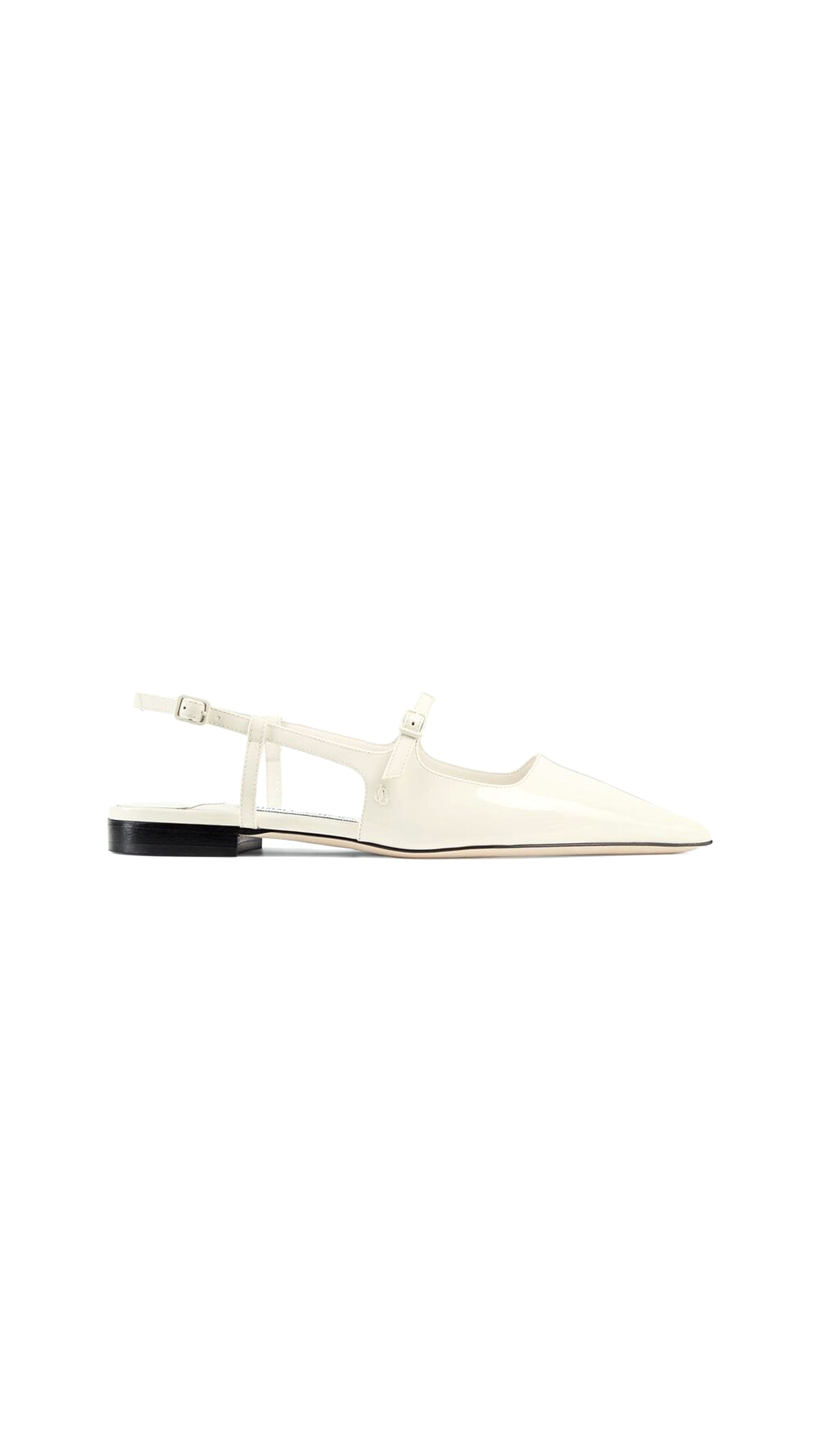 Didi Flat Patent Leather- Latte
