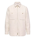 Cotton Blend Bouclé Down Shirt Jacket
