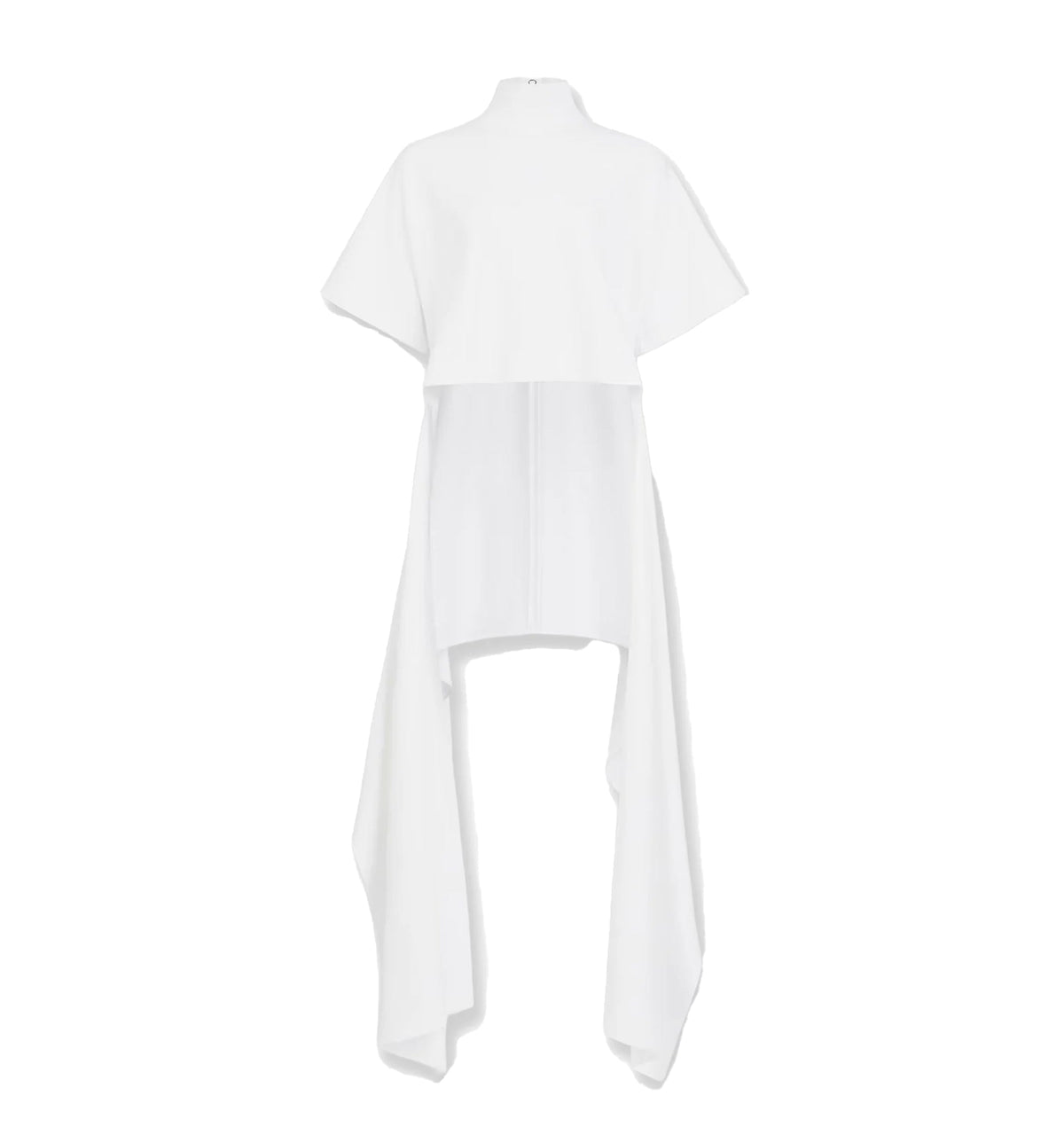 Asym cotton blend t-shirt