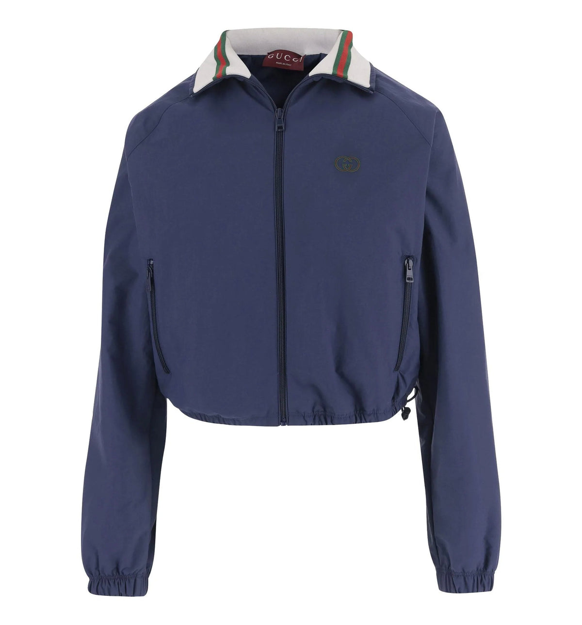 Nylon Zip Jacket With Logo