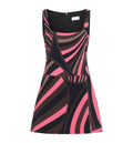 Iride-print cady dress
