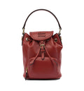 Mini leather backpack