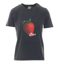 Strawberry-Print Cotton T-Shirt