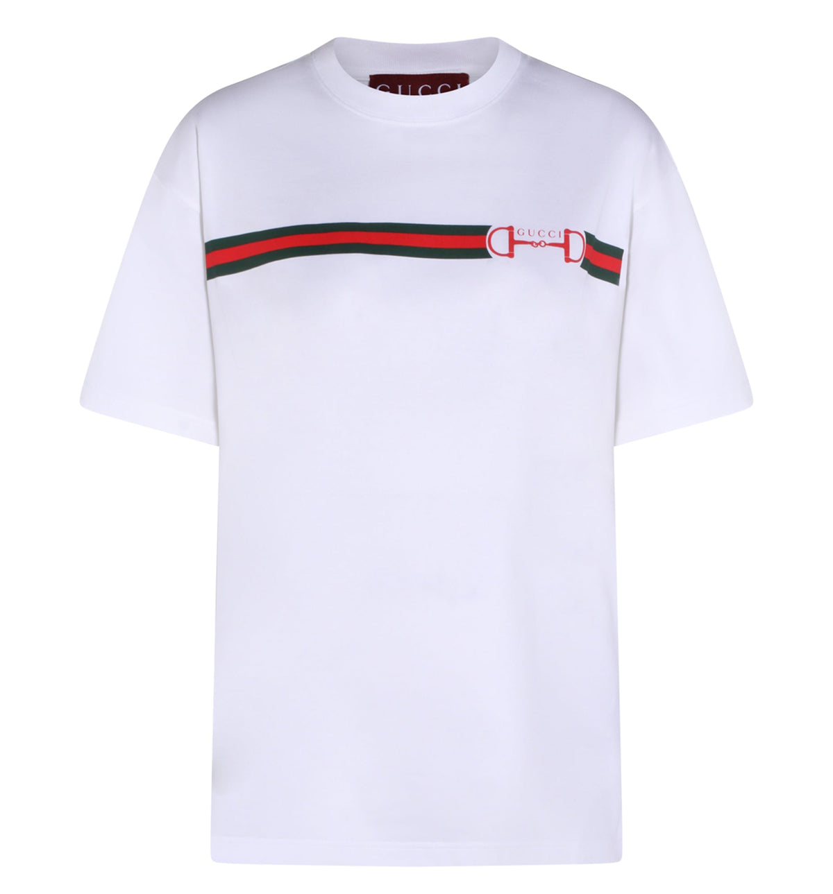 Cotton Jersey T-Shirt With Print
