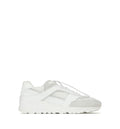 Bump Sneakers In Smooth Leather And Suede