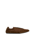 Collapse Re-Nylon And Suede Elasticized Sneakers
