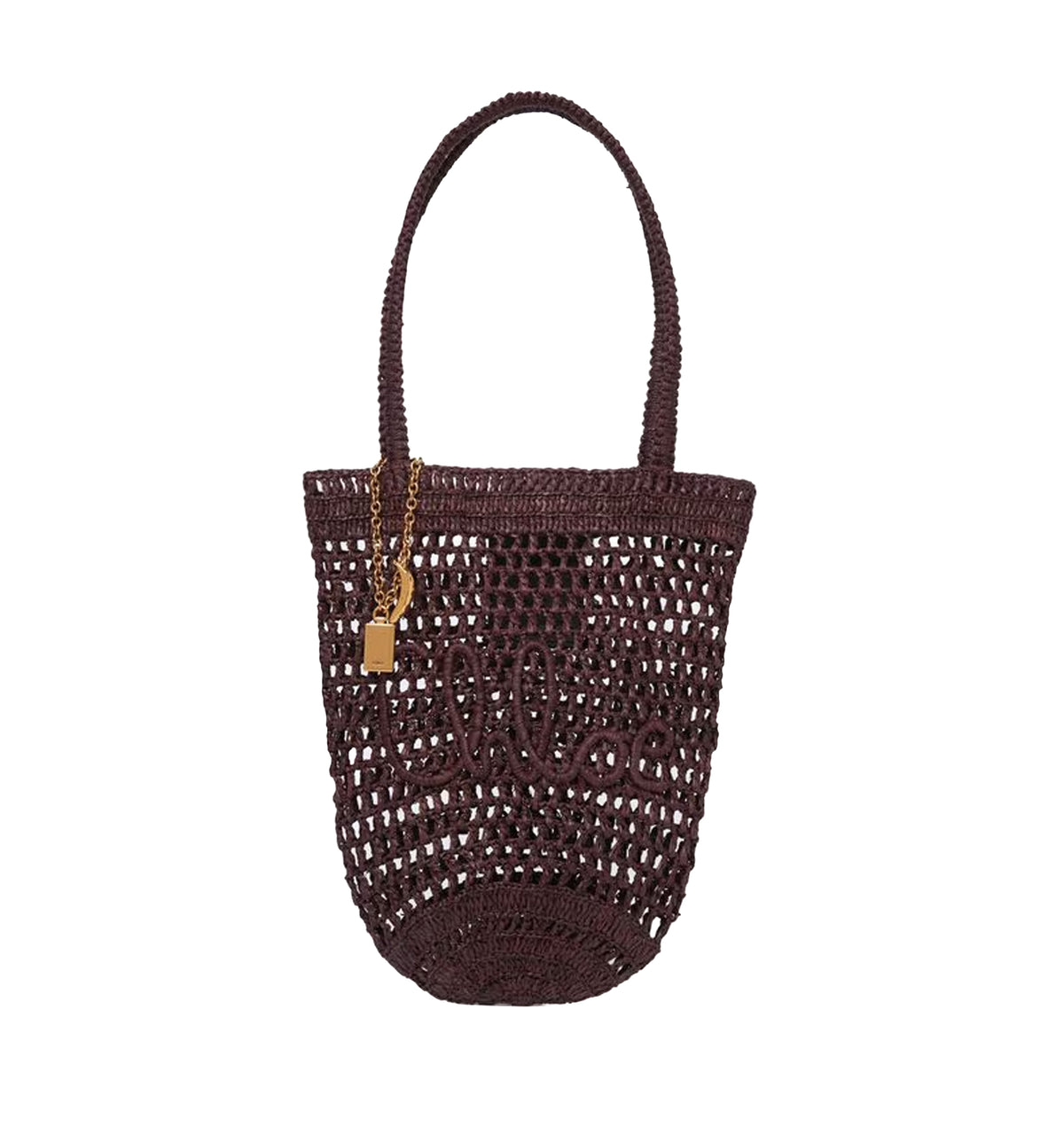 Raffia tote bag