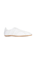 Canvas Lace-up Sneakers - White