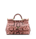 Sicily Shiny Python Mini Handbag