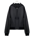 Hooded Jacket in Nappa Lambskin