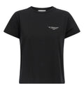 T-Shirt In Cotton With Givenchy Stamp Print