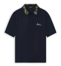 Floral Collar Polo